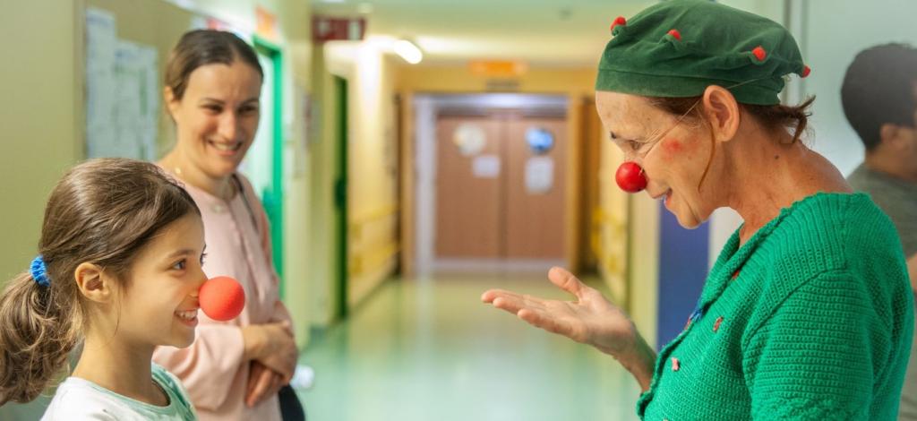 Clowns rire Hôpital enfants Bruxelles
