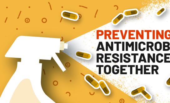 slogan preventing antimicrobial resistance together
