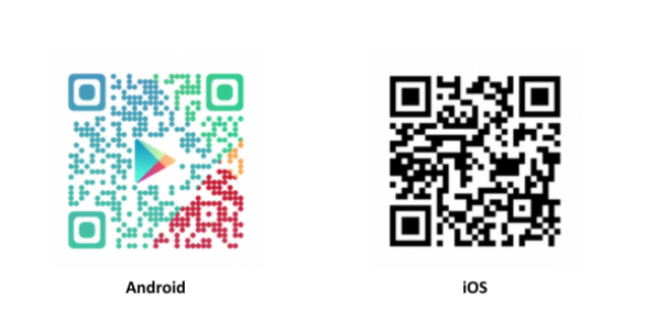 QR codes colonne