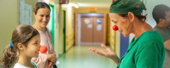 Clowns rire Hôpital enfants Bruxelles